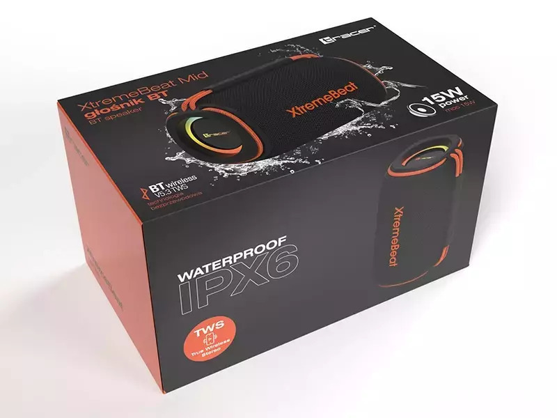 Tracer XtremeBeat Mid Bluetooth 15W Μαύρο - Image 8