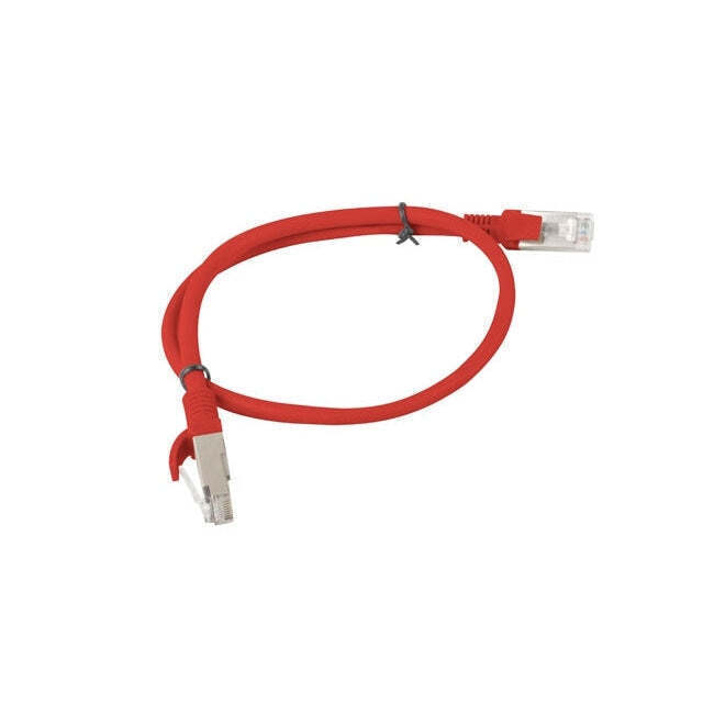 Lanberg U/UTP Cat.5e Καλώδιο Δικτύου Ethernet 0.5m Κόκκινο (PCU5-10CC-0050-R) - Image 2