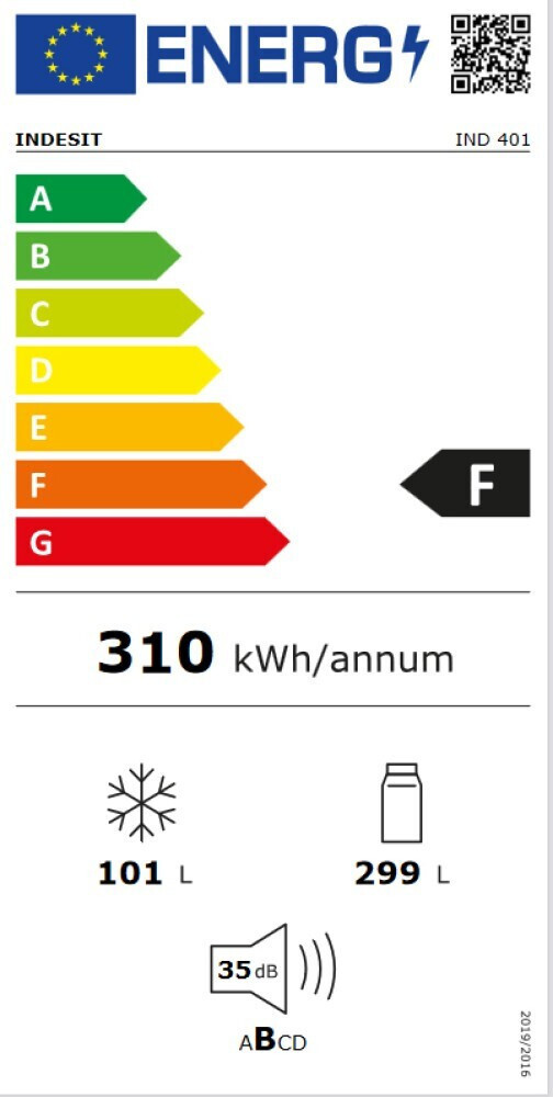 Indesit Ψυγειοκαταψύκτης 400lt IND 401 - Image 3