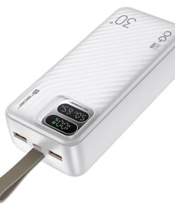 Tracer Blaze Power Bank 30000mAh 65W με 2 Θύρες USB-A και Θύρα USB-C Λευκό