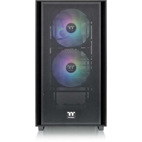 Thermaltake Versa H16 TG ARGB Gaming Micro Tower Κουτί Υπολογιστή με Πλαϊνό Παράθυρο Μαύρο - Image 3