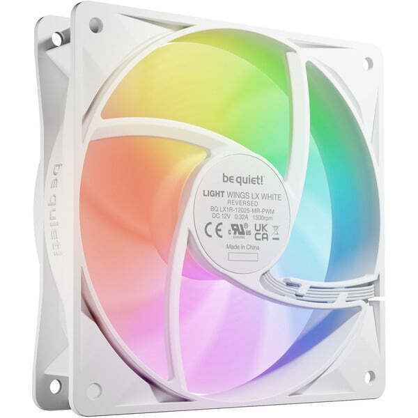 Be Quiet Light Wings LX Reverse Case Fan 120mm Λευκό - Image 2