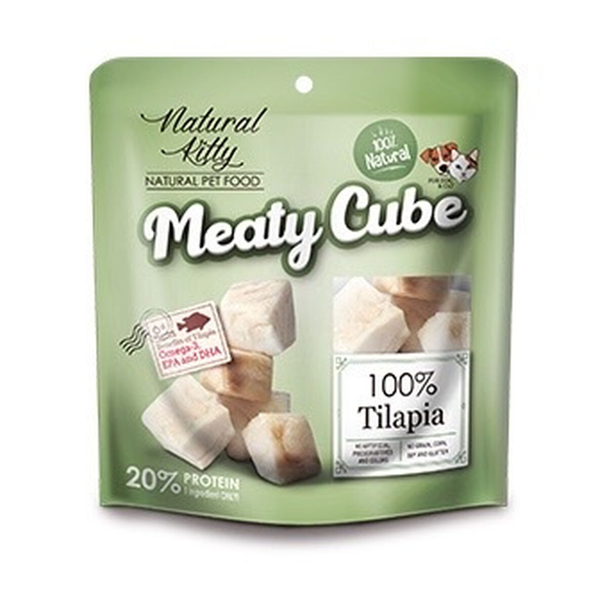 Natural Kitty Λιχουδιές Σνακ με Ψάρι για Ενήλικες Γάτες 60gr
