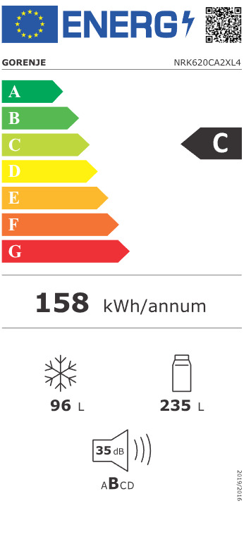 Gorenje Ψυγειοκαταψύκτης 470lt NoFrost Ασημί NRK620CA2XL4 - Image 11