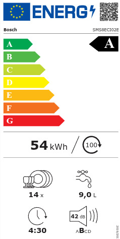 Bosch Εντοιχιζόμενο για 14 Σερβίτσια Π60xY84.5εκ. SMS8ECI02E - Image 3