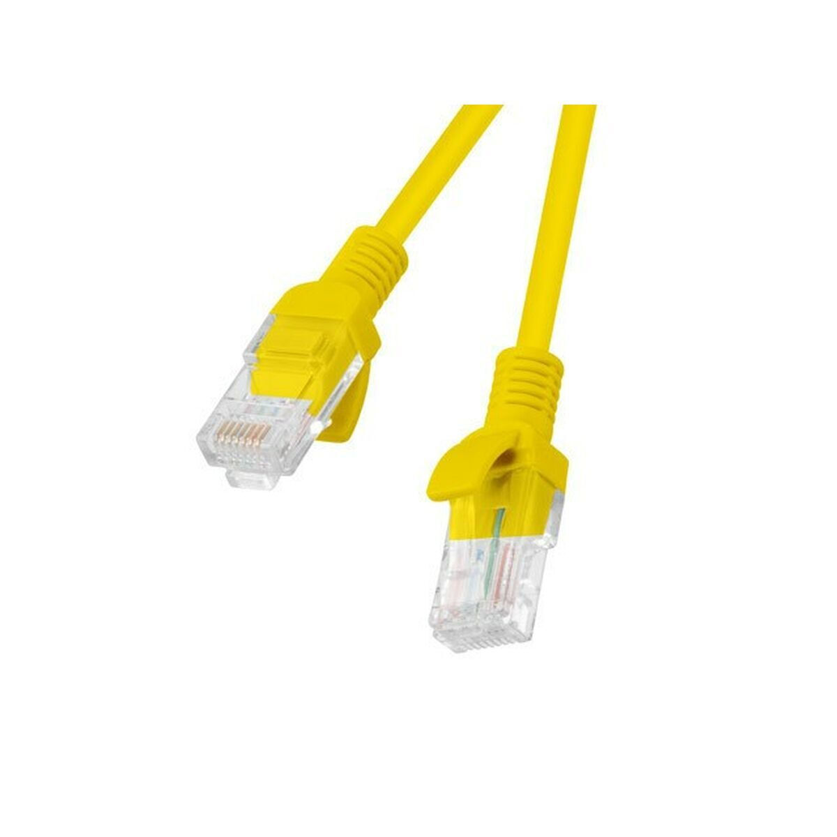 Lanberg U/UTP Cat.5e Cable 0.25m Κίτρινο (PCU5-20CC-0025-Y)