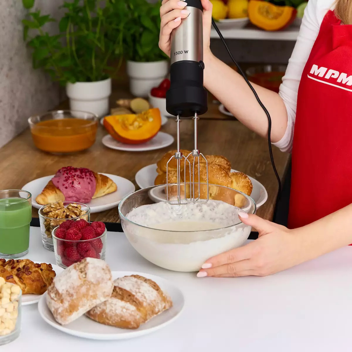 MPM Ραβδομπλέντερ με Πλαστική Ράβδο 1500W Γκρι - Image 6