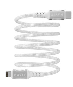 Alternative view of Havit CB6298 Μαγνητικό USB-C to Lightning Cable Λευκό 1m