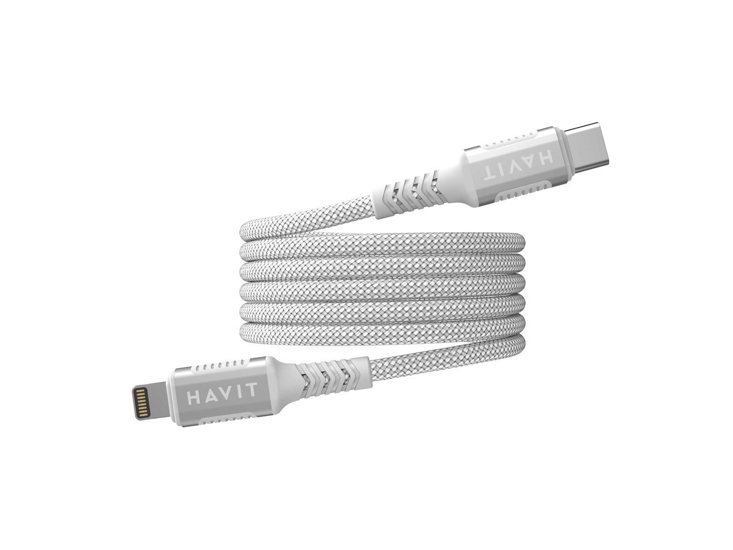 Havit CB6298 Μαγνητικό USB-C to Lightning Cable Λευκό 1m - Image 3