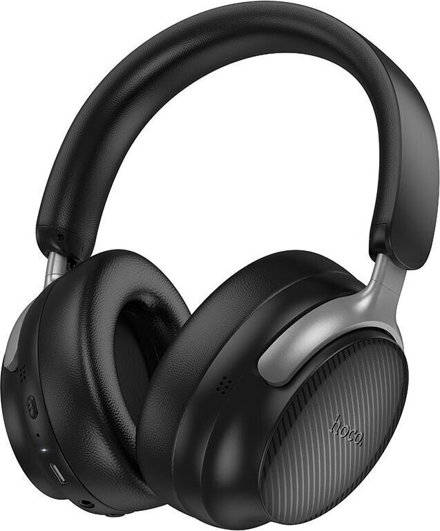 Hoco W53 Plus Ασύρματα / Ενσύρματα On Ear Ακουστικά με 90 ώρες Λειτουργίας Μαύρα