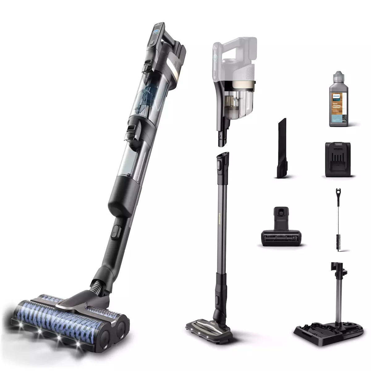 Philips AquaTrio Επαναφορτιζόμενη 2 σε 1 Μαύρη - Image 2