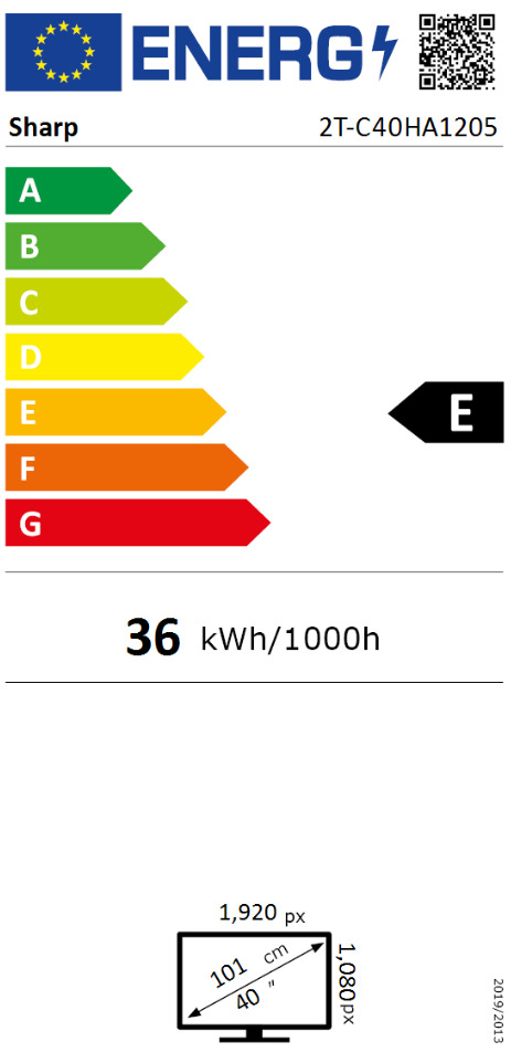 Sharp 40" Full HD LED 40HA1205E (2025) - Image 2