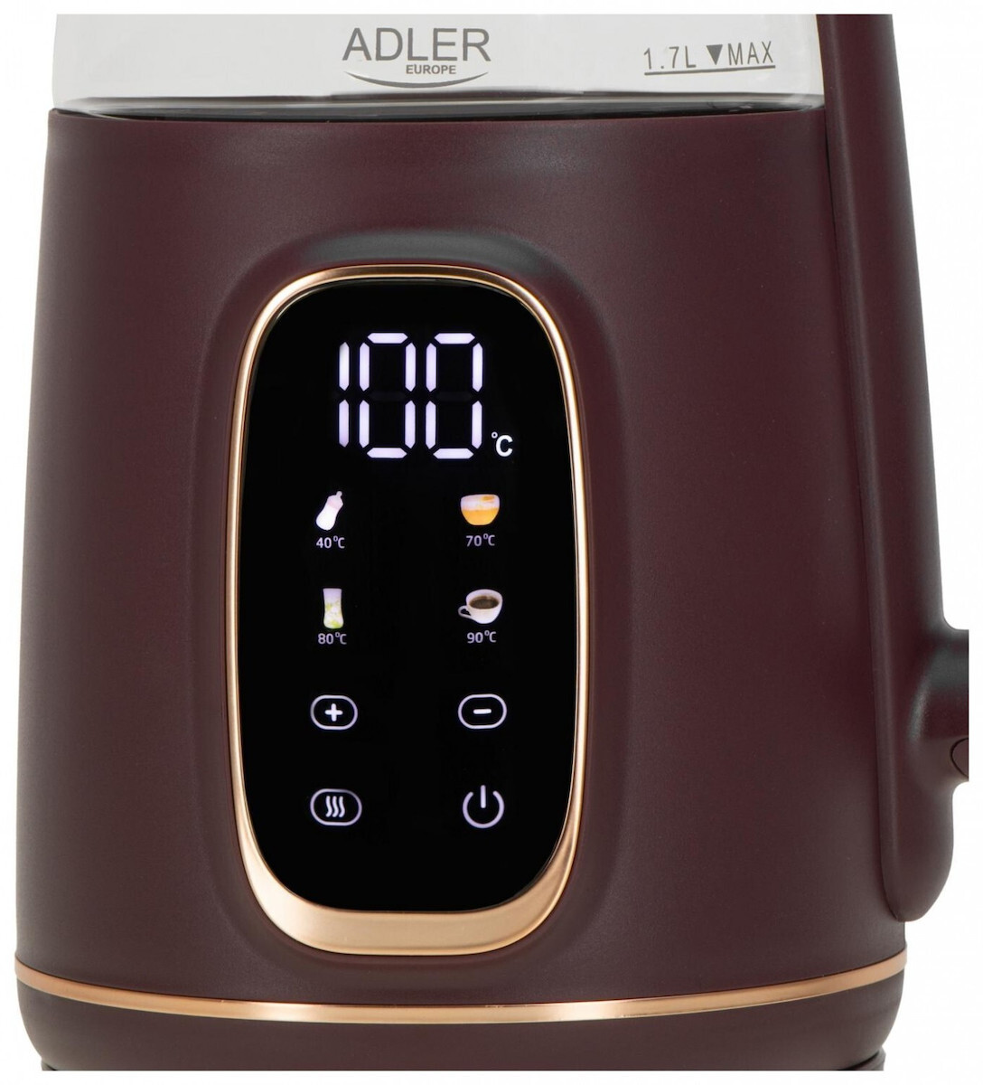 Adler AD 1305 1.7lt με Ισχύ 1850W Burgundy - Image 6