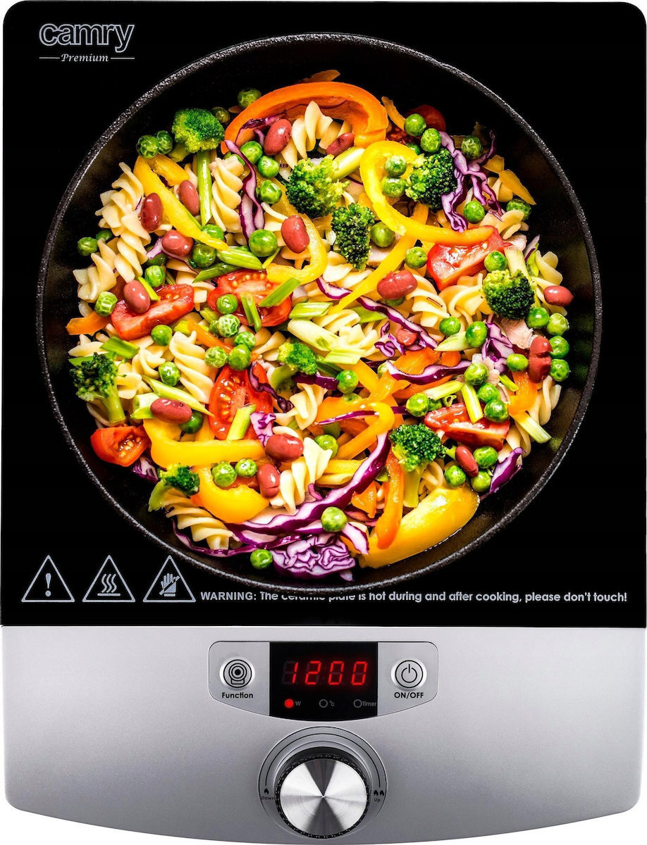 Adler Επιτραπέζια Εστία Επαγωγική Μονή Μαύρη - Image 4