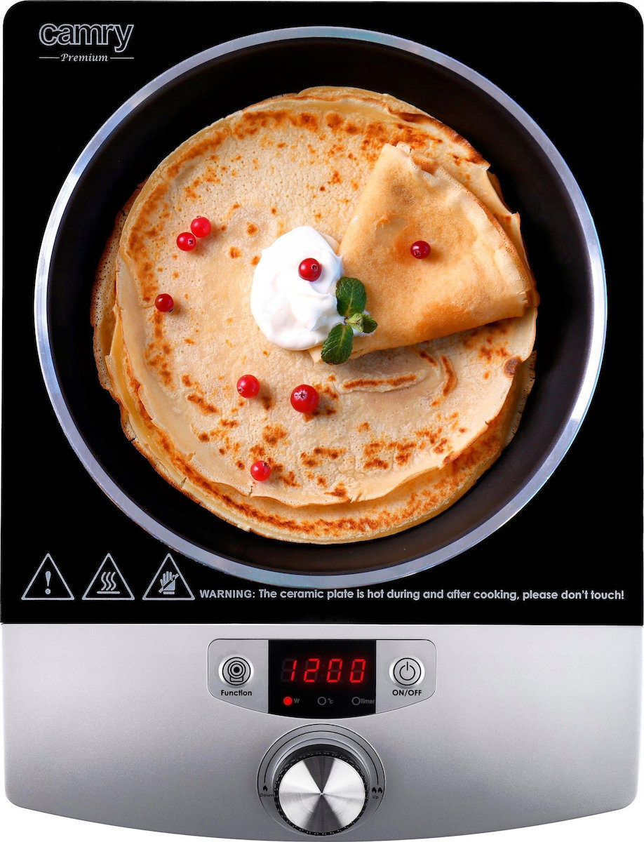 Adler Επιτραπέζια Εστία Επαγωγική Μονή Μαύρη - Image 5