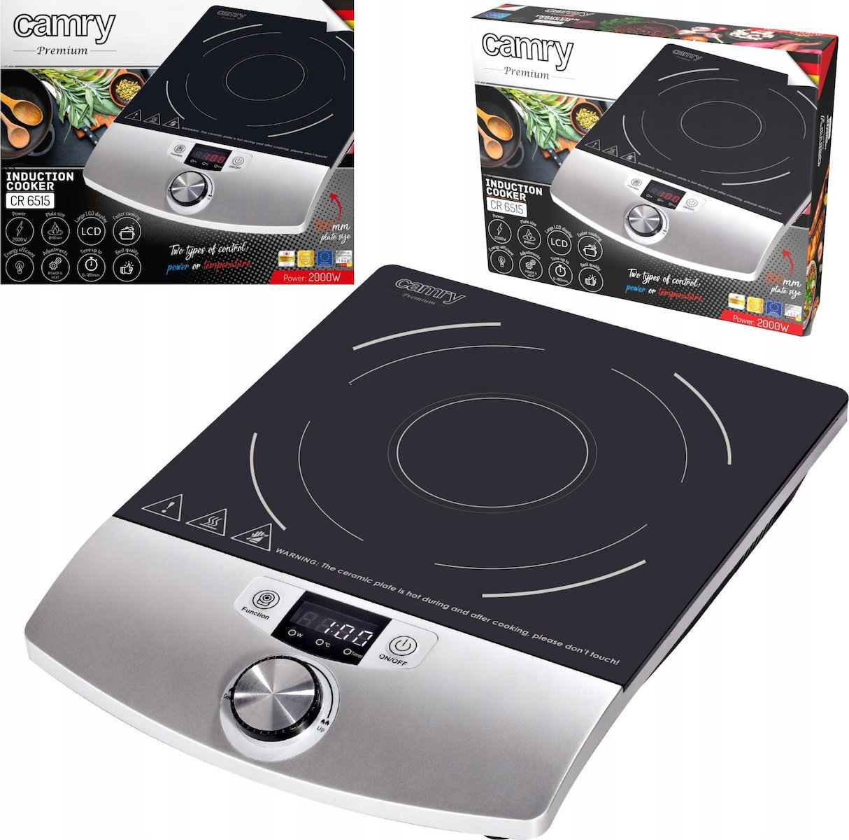 Adler Επιτραπέζια Εστία Επαγωγική Μονή Μαύρη - Image 9