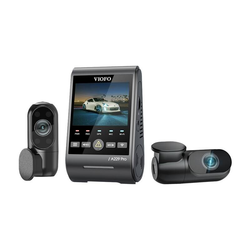 Viofo A229 Pro 3CH Σετ Κάμερα DVR Αυτοκινήτου 4K WiFi, GPS & Κάμερα Οπισθοπορείας - Image 6