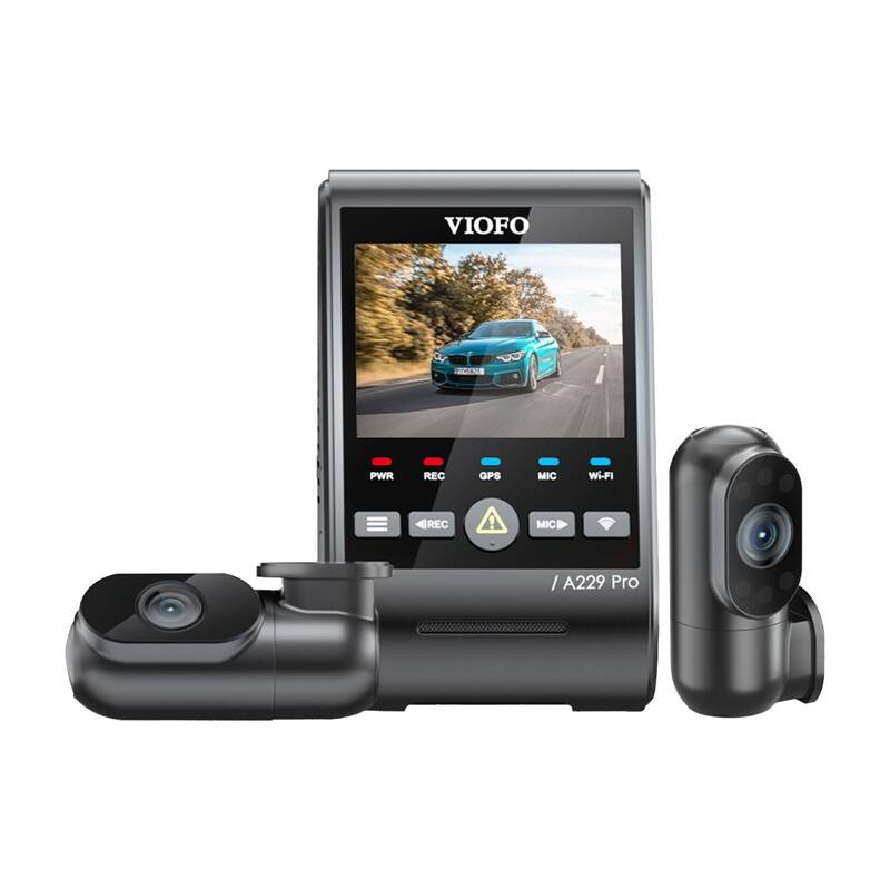 Viofo A229 Pro 3CH Σετ Κάμερα DVR Αυτοκινήτου 4K WiFi, GPS & Κάμερα Οπισθοπορείας - Image 7