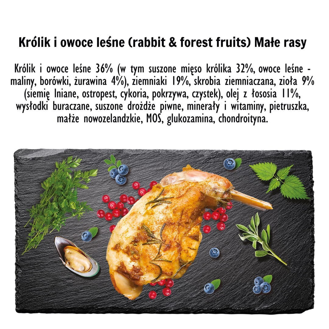 Paka Zwierzaka 1.5kg Ξηρά Τροφή Σκύλων με Κουνέλι και Λαγό - Image 3