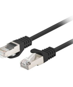 Lanberg U/UTP Cat.6 Καλώδιο Δικτύου Ethernet 1.5m Μαύρο 1τμχ PCF6-20CC-0150-BK