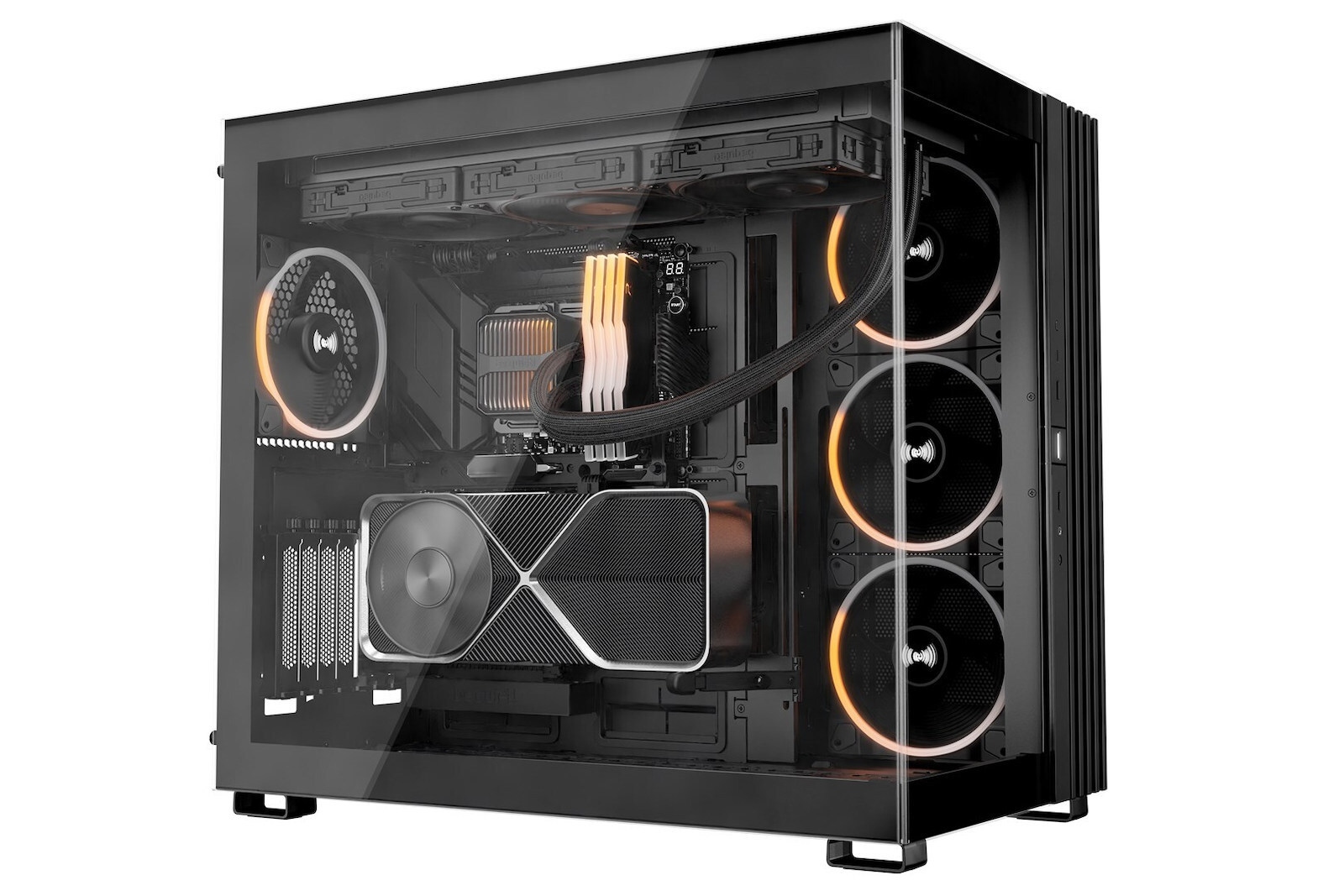 CoolerMaster MasterLiquid 360 Core II Υδρόψυξη Επεξεργαστή Τριπλού Ανεμιστήρα 120mm για Socket 1700/1200/115x με ARGB Φωτισμό Λευκή - Image 9