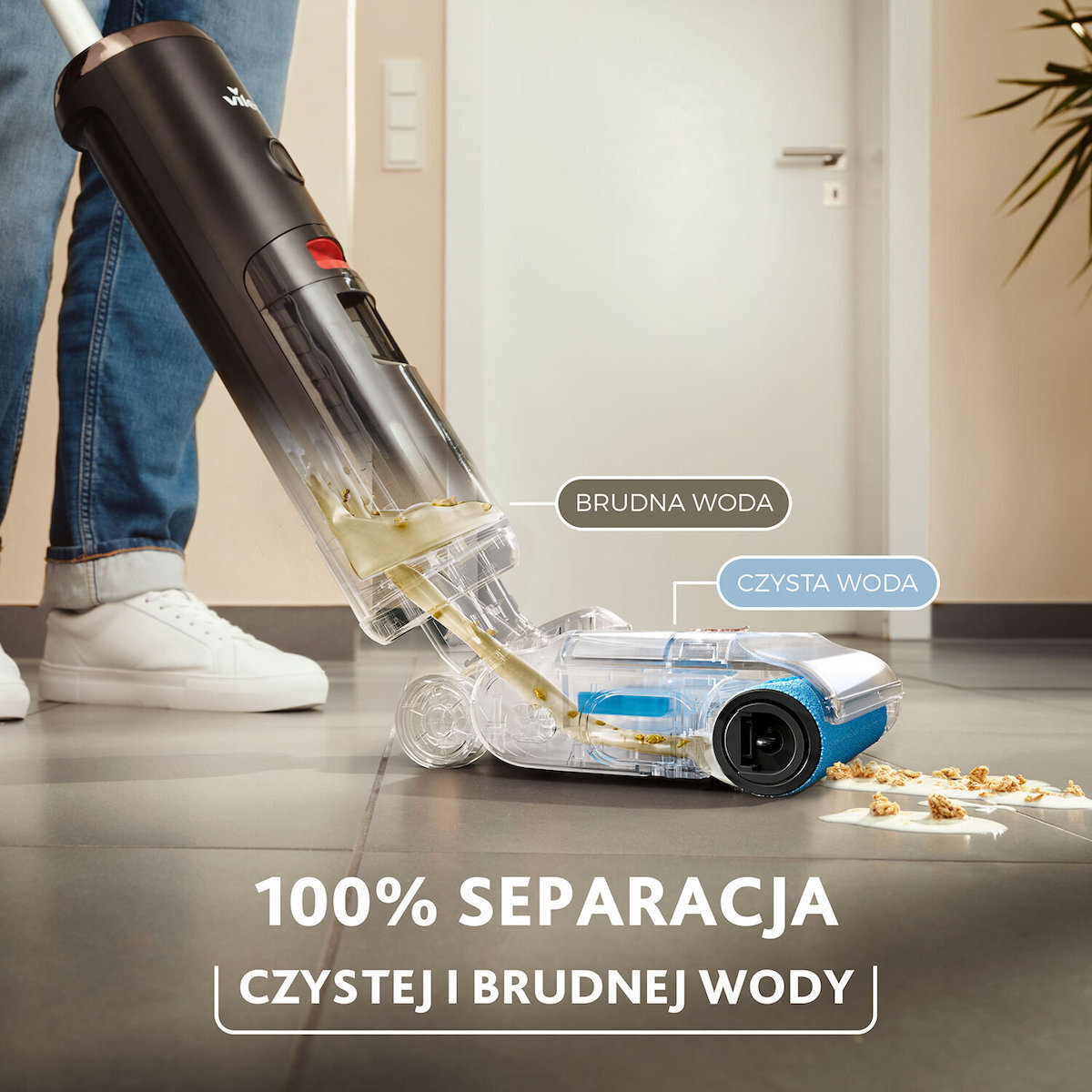 Vileda Pureclean S5 Plus Επαναφορτιζόμενη Μαύρη - Image 9