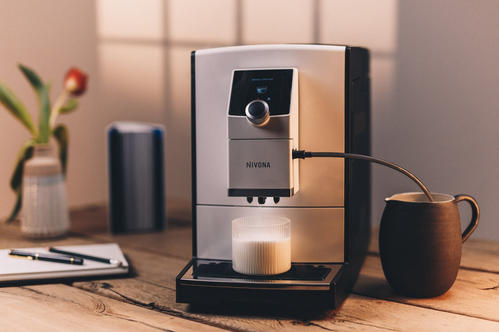 Nivona Cafe Romatica 797 Αυτόματη για Αλεσμένο Καφέ Λευκή - Image 5