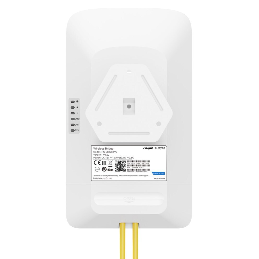 Ruijie RG-EST350 V2 Εξωτερική Κεραία WiFi Sectorial 15dBi με σύνδεση Ethernet - Image 5
