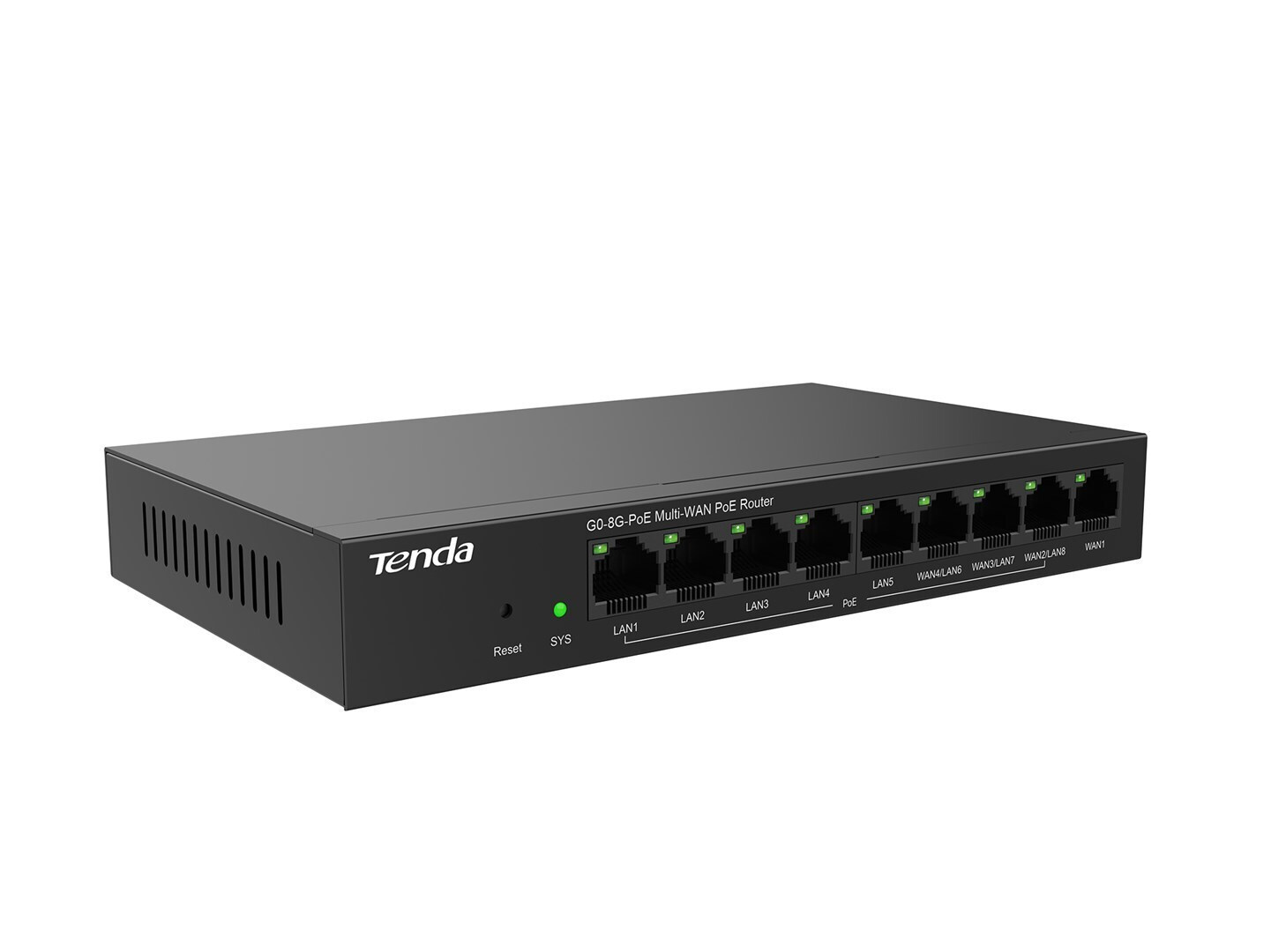Router 8 Ports Poe+ 1 Wan Port Gigabit Web Management Tenda Tnd-g0-8g-poe - Image 3