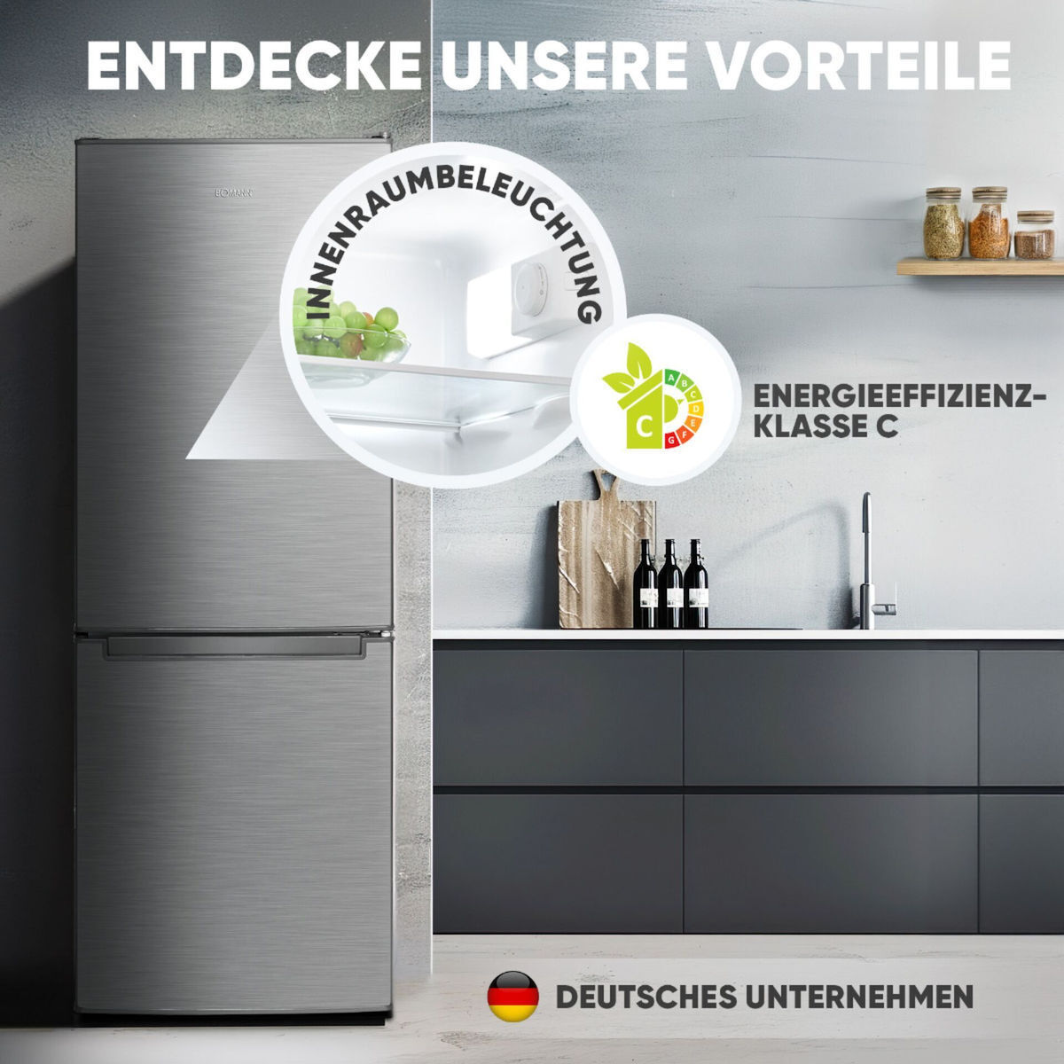 Bomann Ψυγειοκαταψύκτης 173lt KG 7359 - Image 9