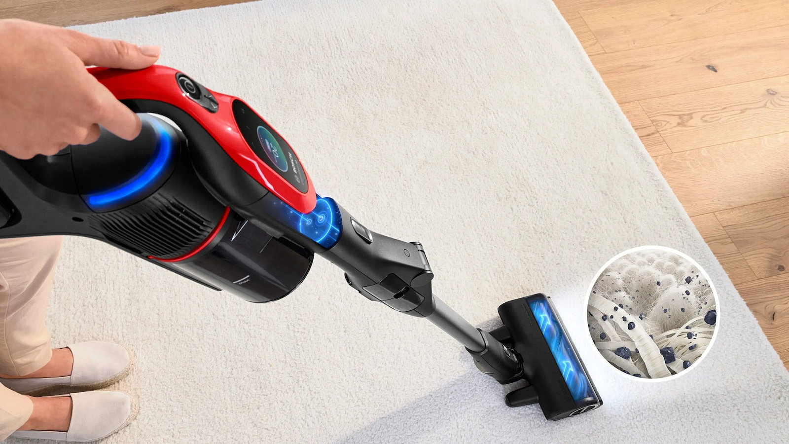 Bosch Unlimited 10 ProAnimal Επαναφορτιζόμενη 2 σε 1 Κόκκινη - Image 2