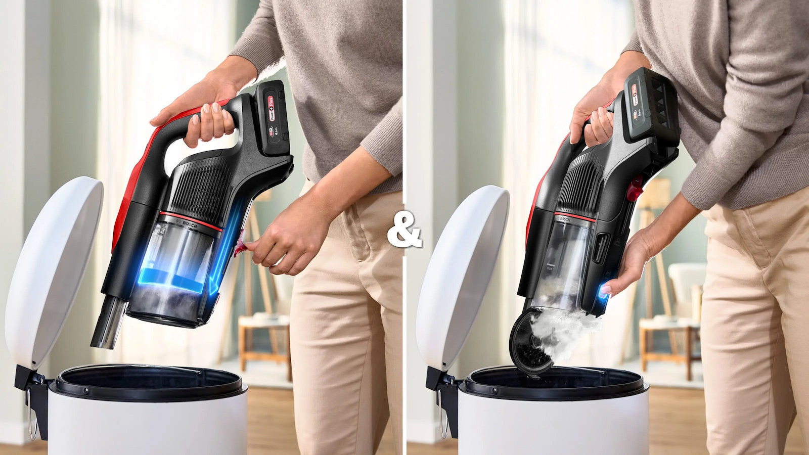 Bosch Unlimited 10 ProAnimal Επαναφορτιζόμενη 2 σε 1 Κόκκινη - Image 3