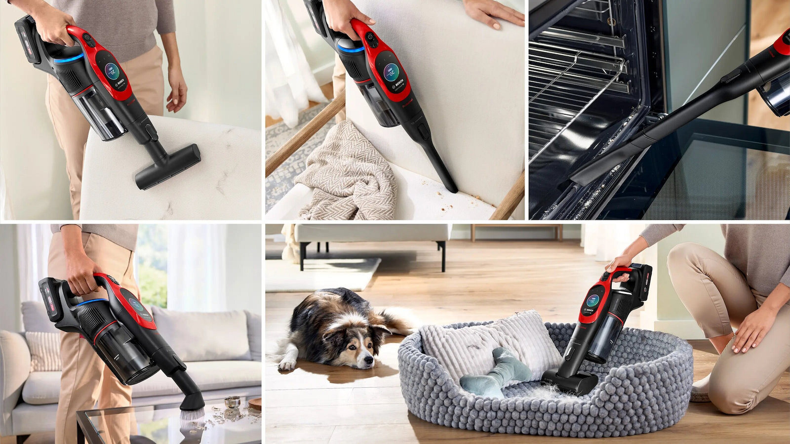 Bosch Unlimited 10 ProAnimal Επαναφορτιζόμενη 2 σε 1 Κόκκινη - Image 11