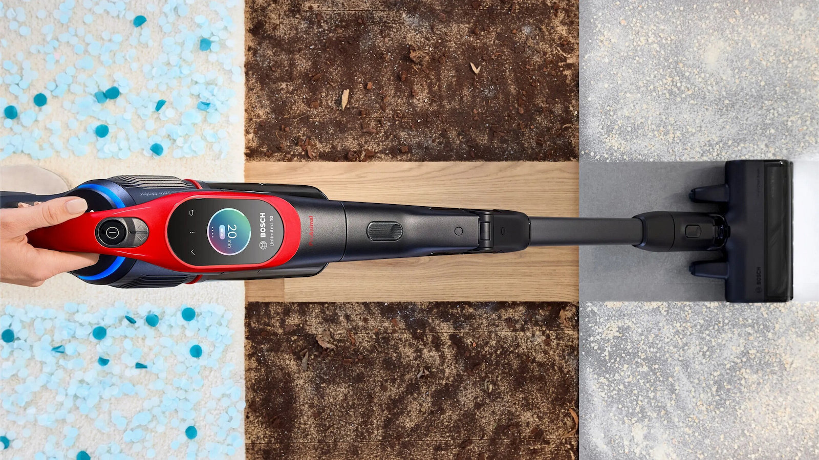 Bosch Unlimited 10 ProAnimal Επαναφορτιζόμενη 2 σε 1 Κόκκινη - Image 9