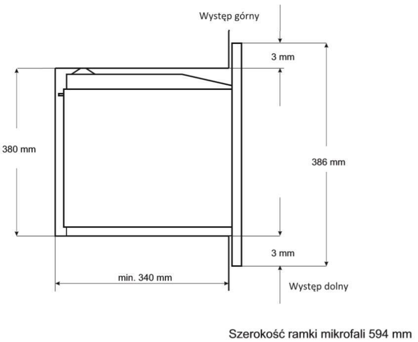 Amica AMMB20E1GB Εντοιχιζόμενος 20lt Μαύρος - Image 2