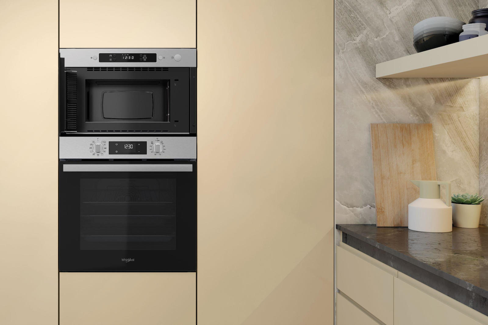 Whirlpool MBNA900X Εντοιχιζόμενος Φούρνος Μικροκυμάτων 22lt Inox - Image 4