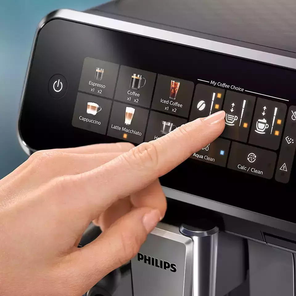 Philips Series 3300 Αυτόματη Μηχανή Espresso 1500W Πίεσης 15bar με Μύλο Άλεσης Λευκή - Image 4