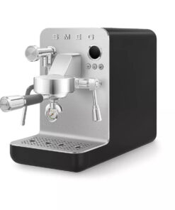 Smeg Αυτόματη για Αλεσμένο Καφέ Μαύρη EMC02BLMEU