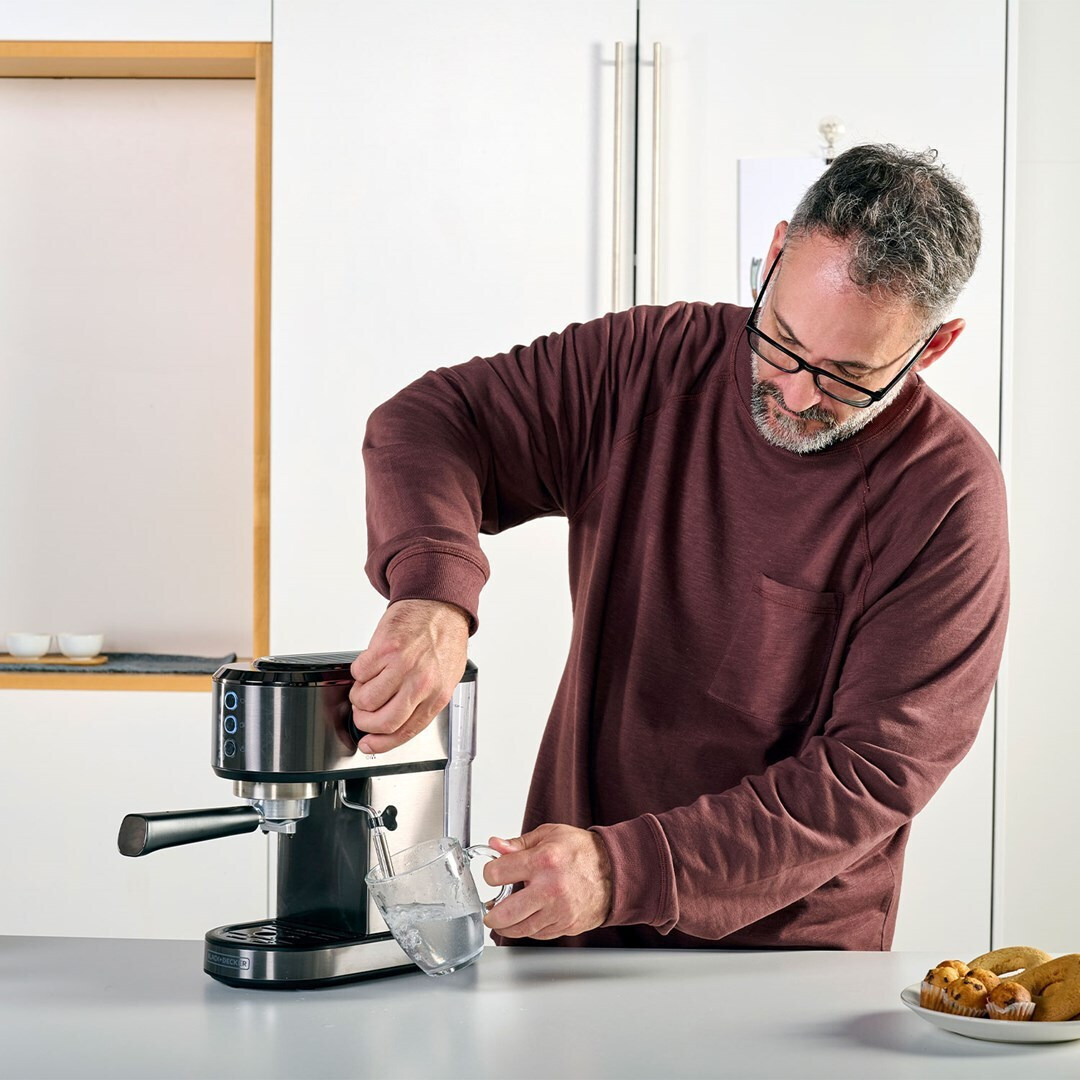 Black & Decker Ημιαυτόματη για Αλεσμένο Καφέ Μαύρη ES9200090B - Image 5