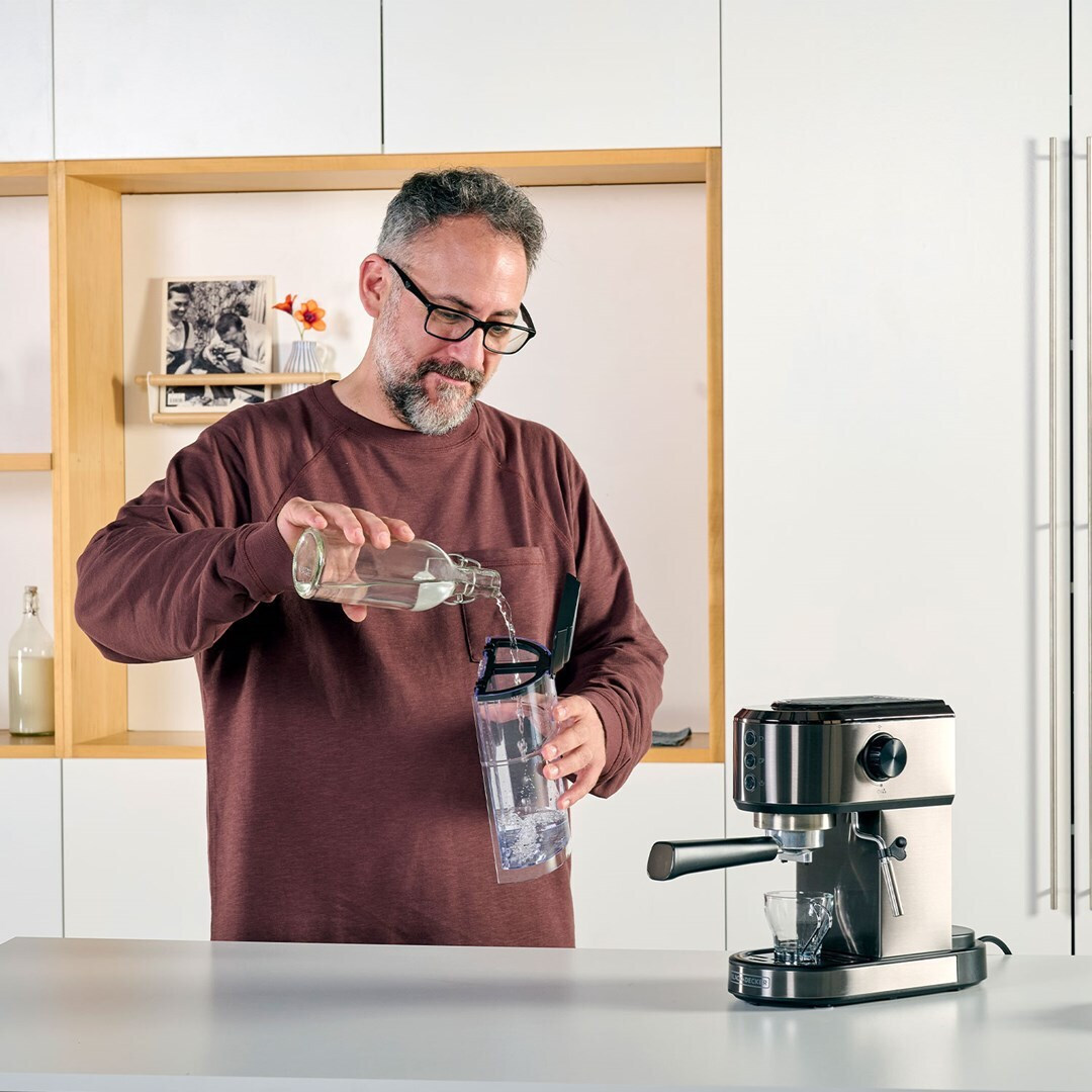 Black & Decker Ημιαυτόματη για Αλεσμένο Καφέ Μαύρη ES9200090B - Image 7