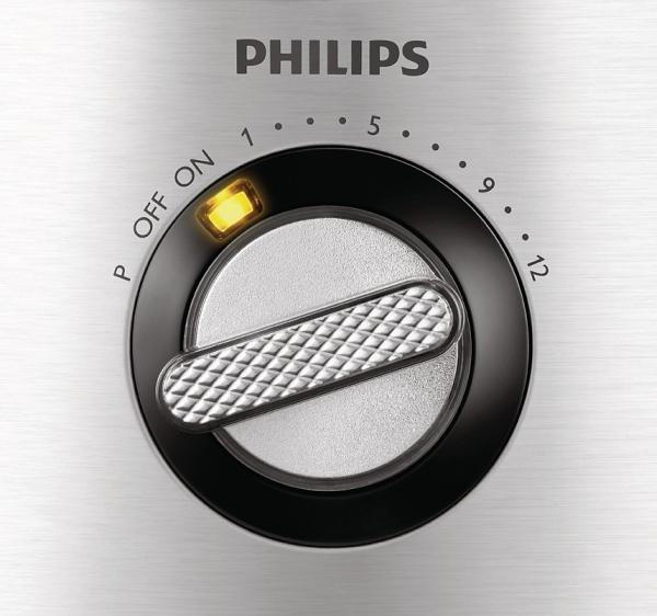 Philips Πολυμίξερ 1000W με Κάδο 3.4lt και Κανάτα Μπλέντερ Ασημί - Image 3