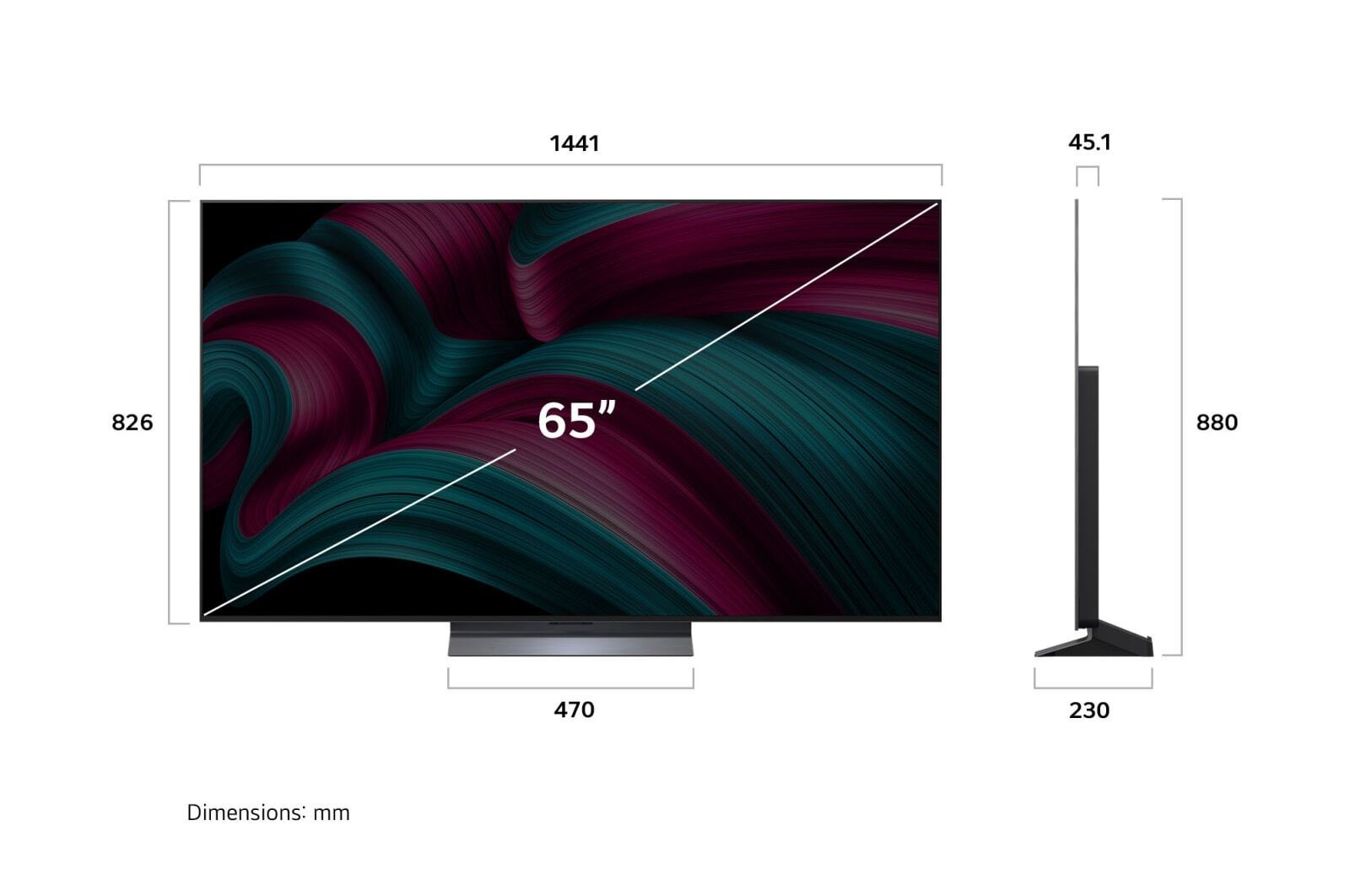 LG Smart 65" 4K OLED evo AI C5 (2025) - Image 6