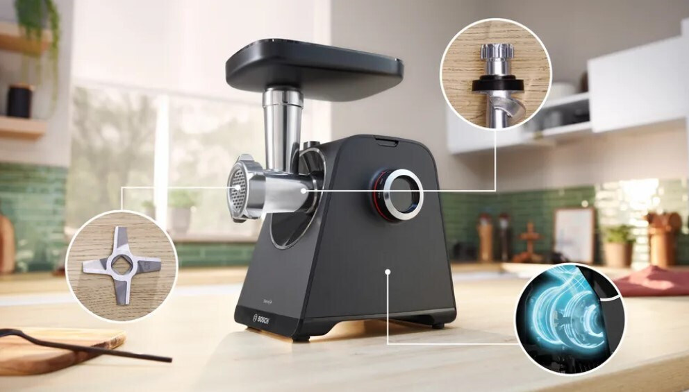 Bosch MFWS440B Μηχανή Άλεσης Κιμά 1900W Μαύρη - Image 6