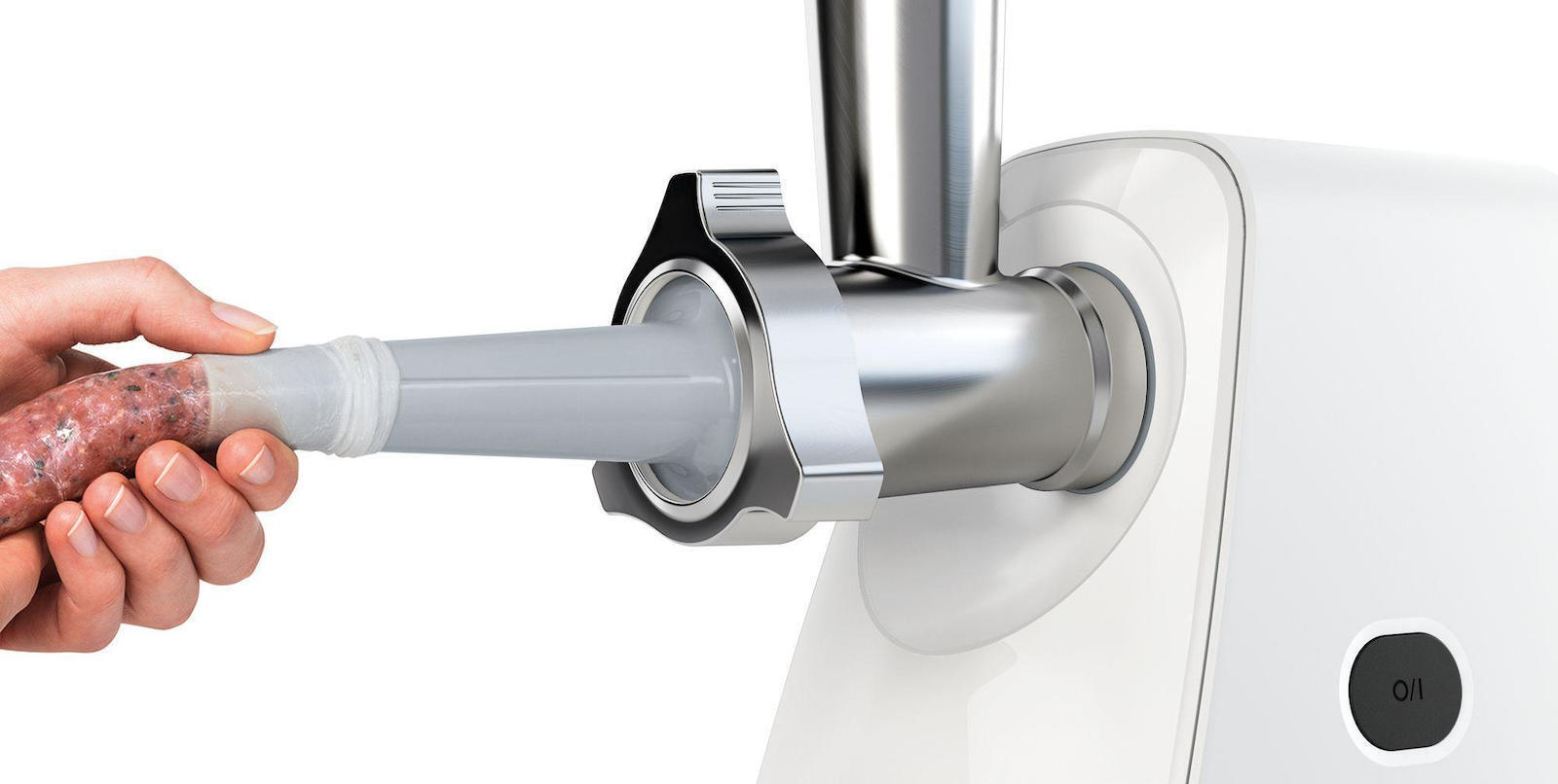 Bosch Μηχανή Άλεσης Κιμά / Ντομάτας 350W Λευκή - Image 12