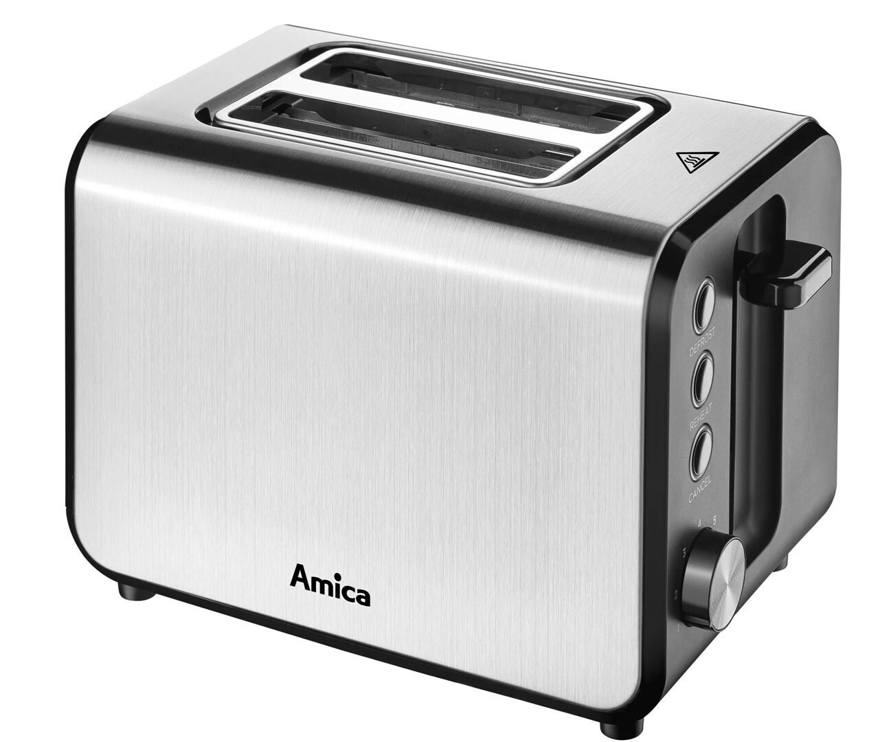 Amica Φρυγανιέρα 2 Θέσεων 950W Inox