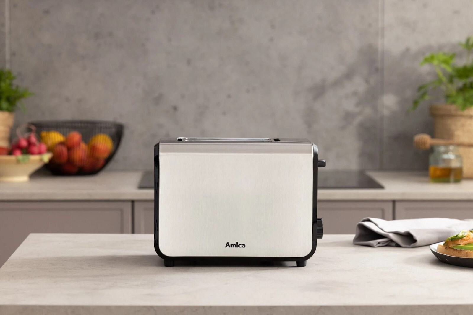 Amica Φρυγανιέρα 2 Θέσεων 950W Inox - Image 5