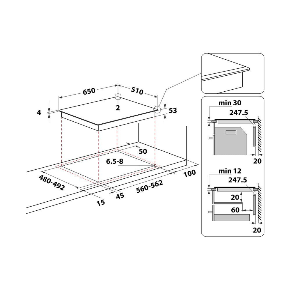 Whirlpool Επαγωγική SMO 654 OF/BT/IXL - Image 9