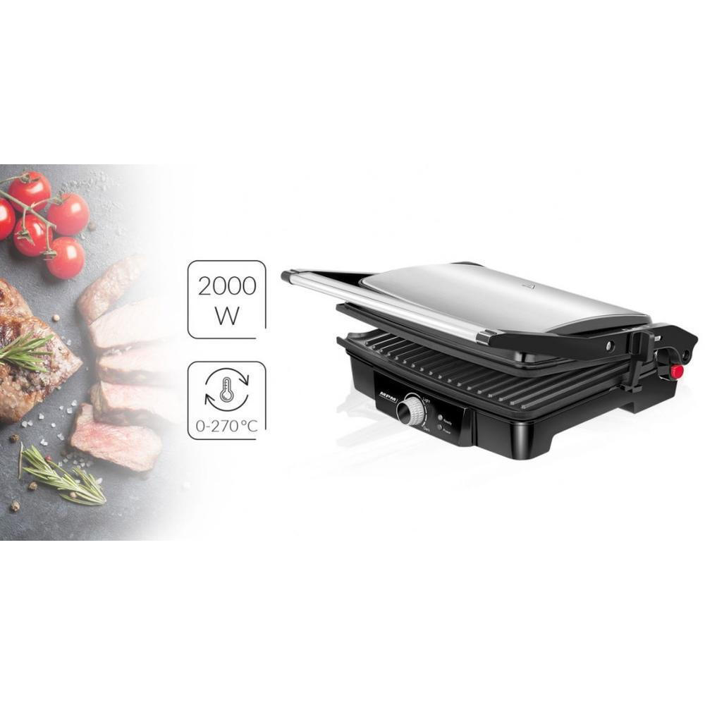MPM MGR-09M 2000W για 2 Τοστ Inox - Image 4