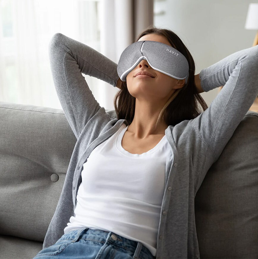 Havit Intelligent Eye Massager Συσκευή Μασάζ για το Σώμα με Λειτουργία Θέρμανσης Γκρι - Image 7