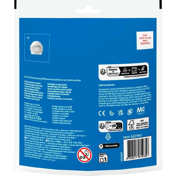 Lego City Police Water Scooter για 5+ Ετών 29τμχ - Image 3